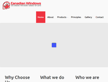 Tablet Screenshot of canadianwindows.info